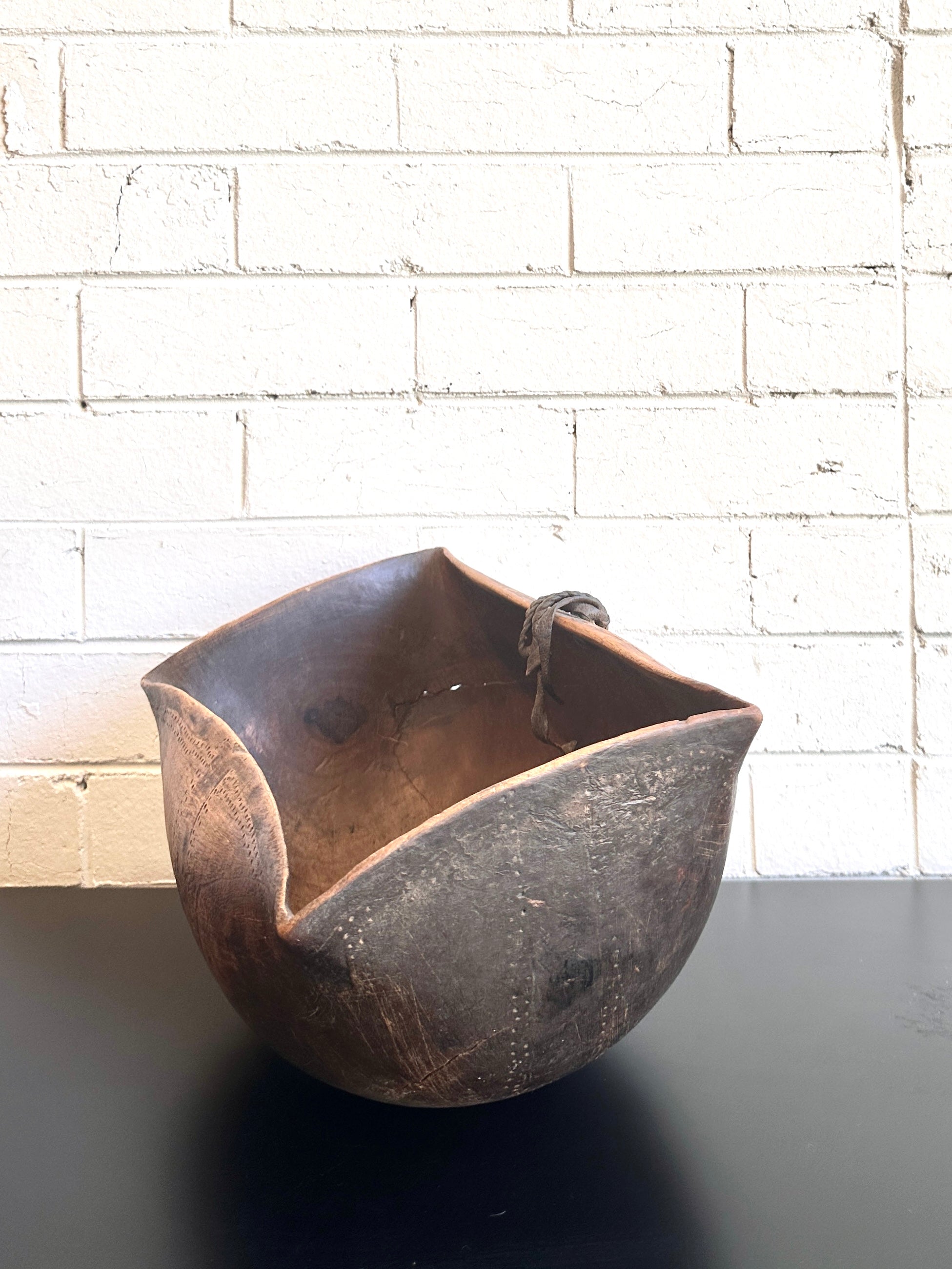 Vintage Turkana Oval Wood Bowl - 41cm