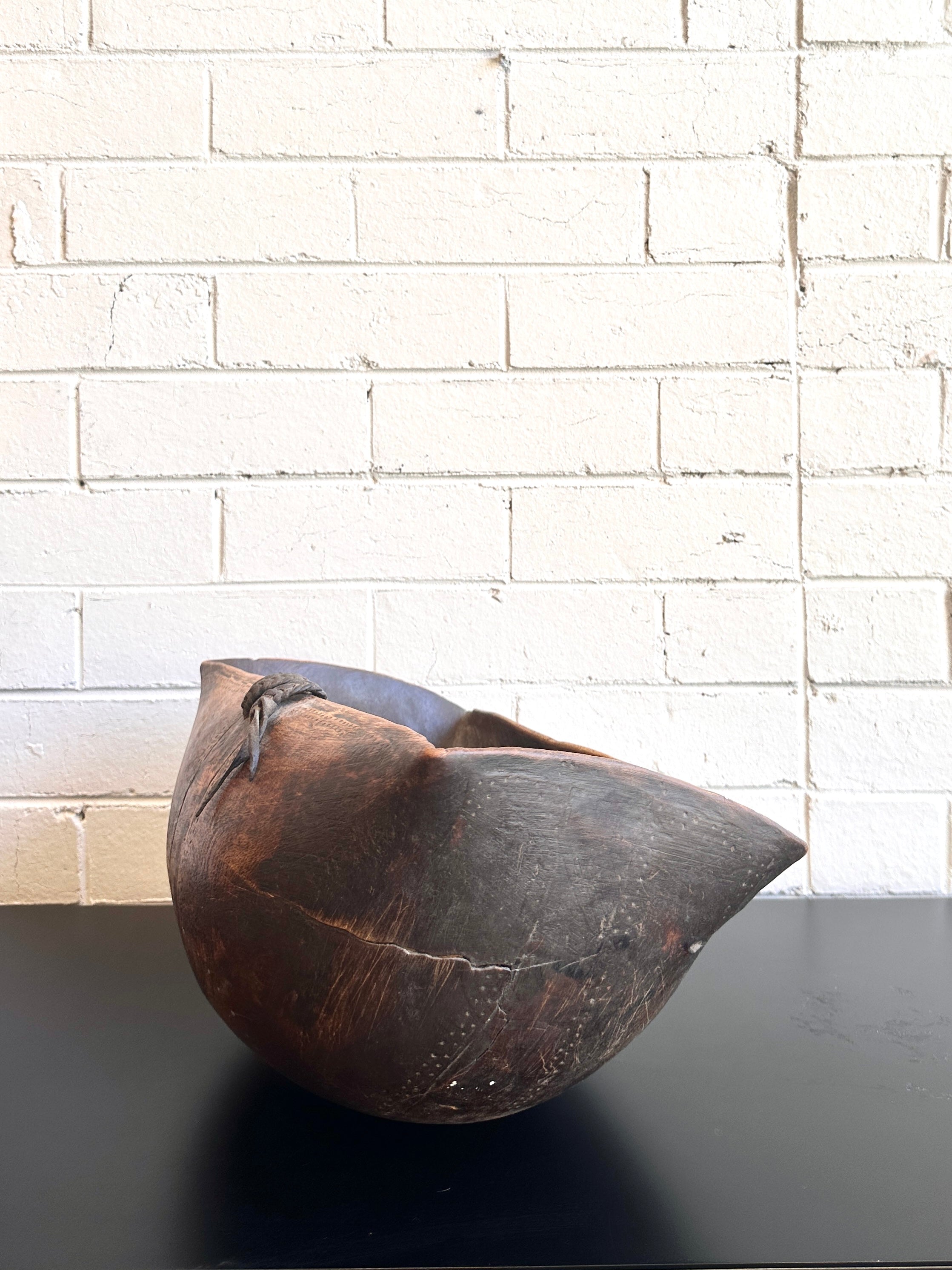 Vintage Turkana Oval Wood Bowl - 41cm