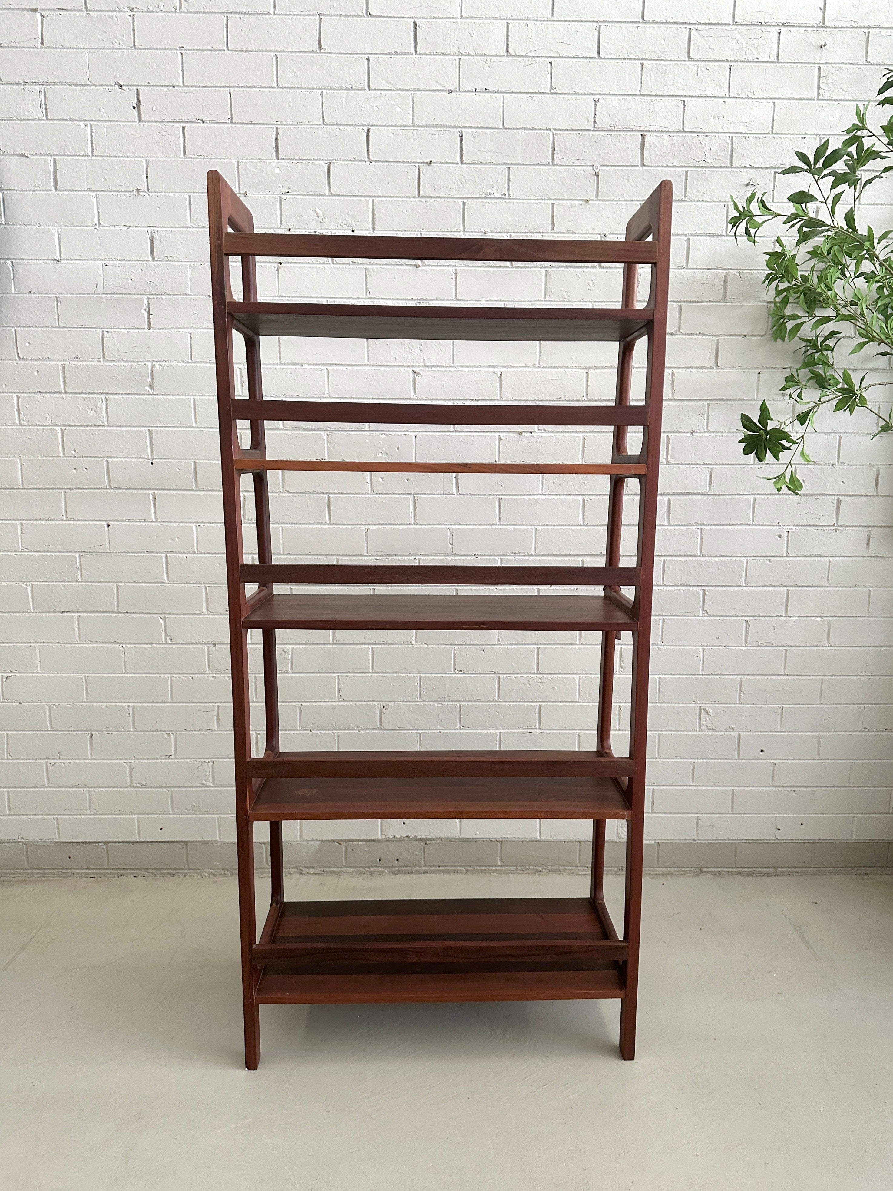 Vintage Burmese teak Shelving Unit