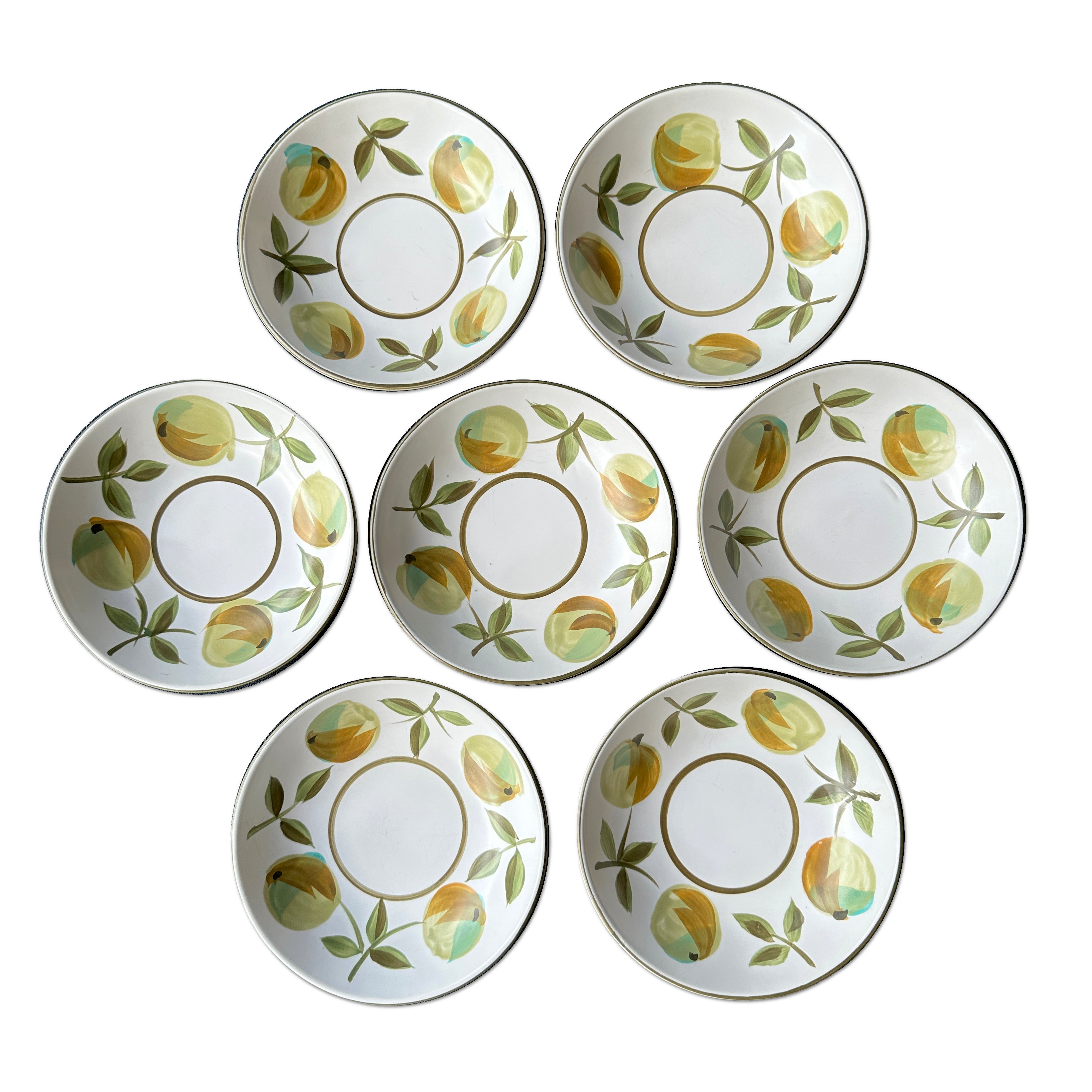 Casual Ceram "Longchamp" Sweet Dish - Set 7