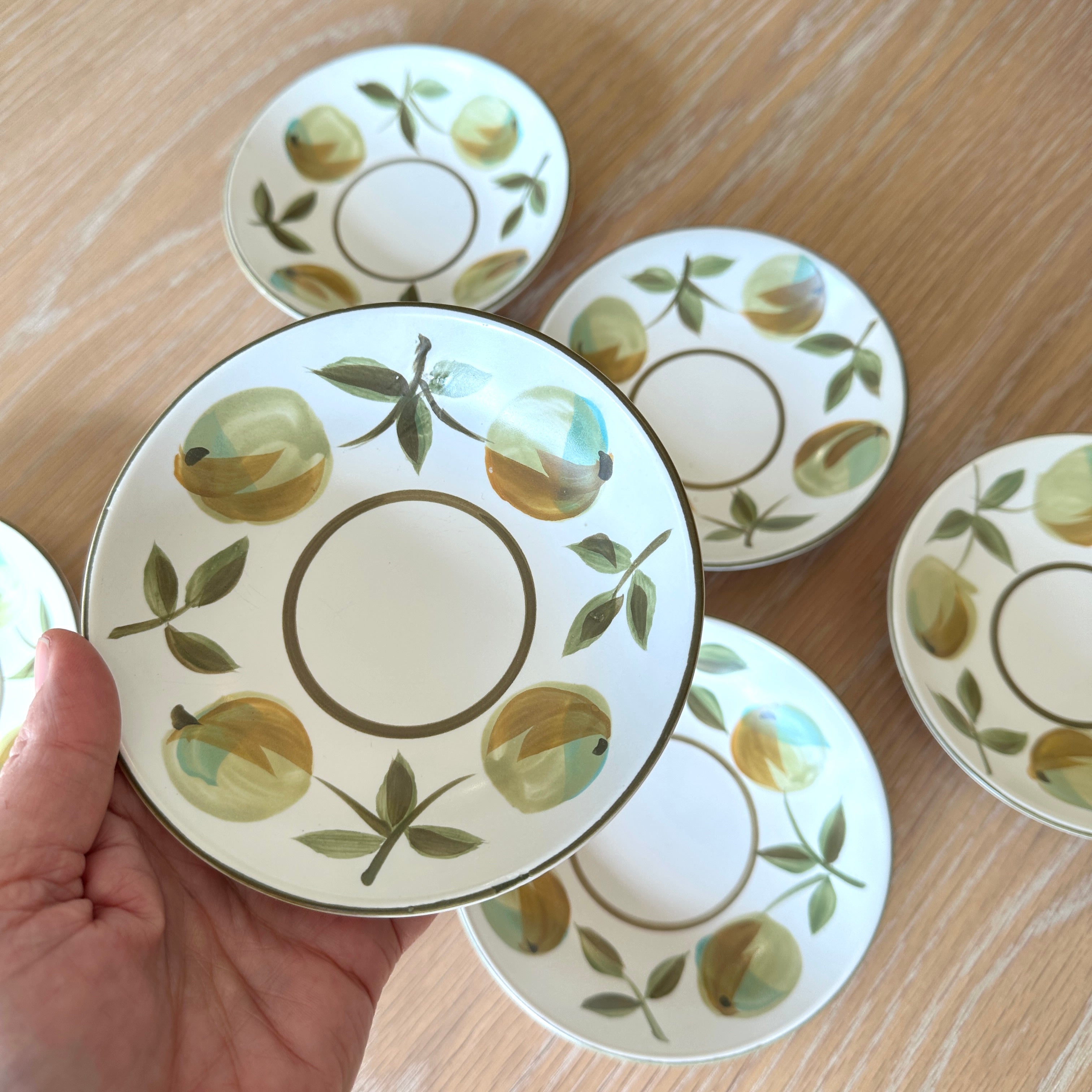 Casual Ceram "Longchamp" Sweet Dish - Set 7