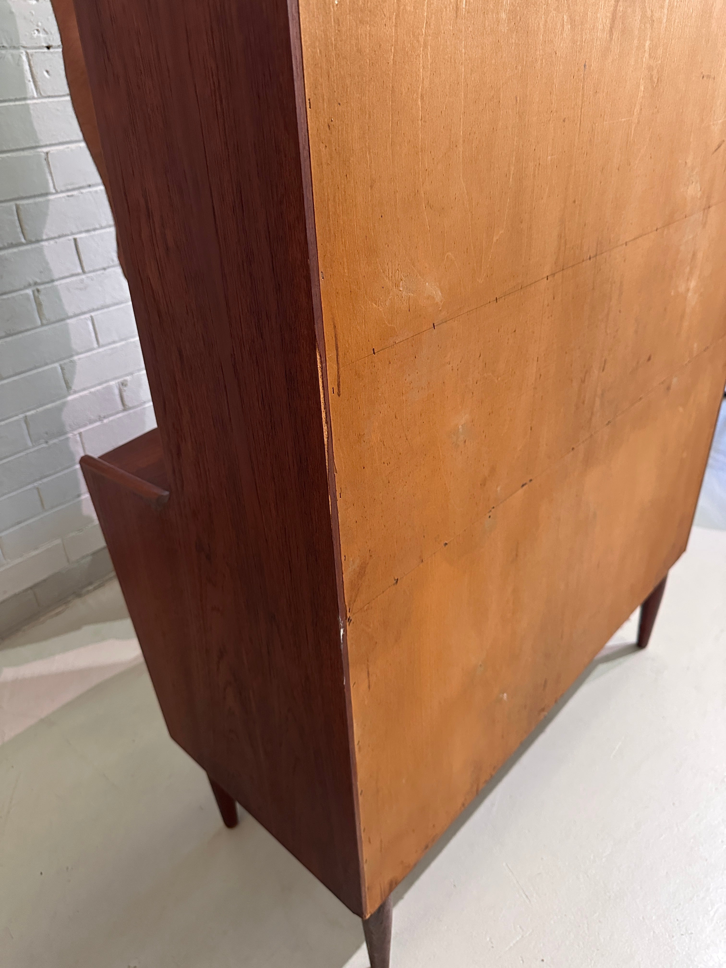 Vintage 1960s BRDR Teak Secretaire Desk