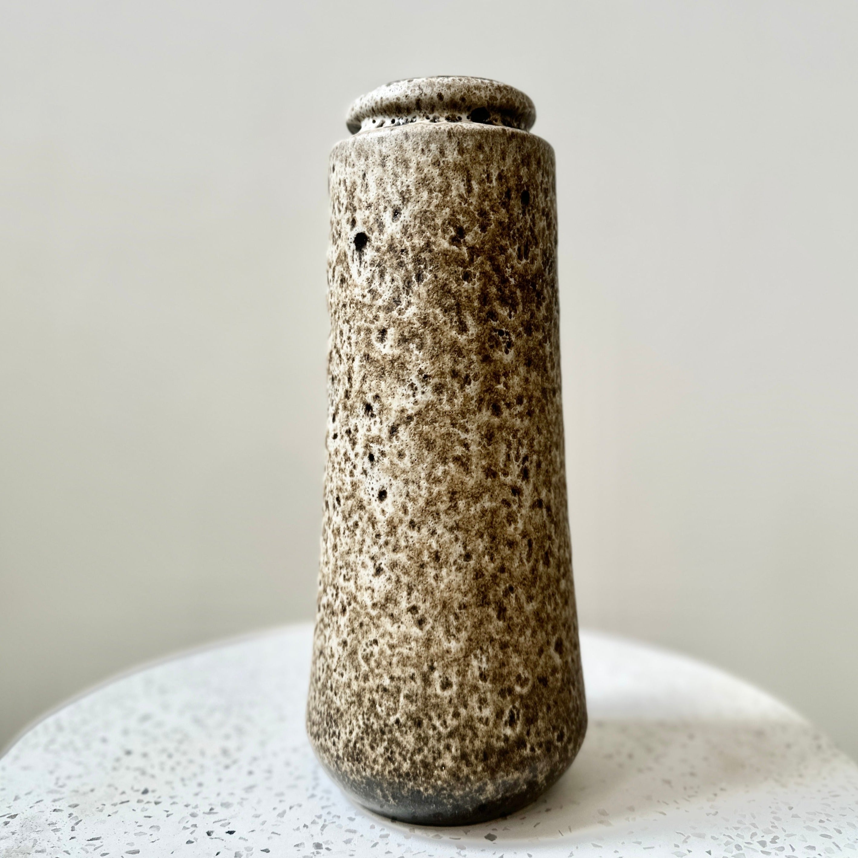 Vintage 1960s Fat Lava Vase by Scheurich