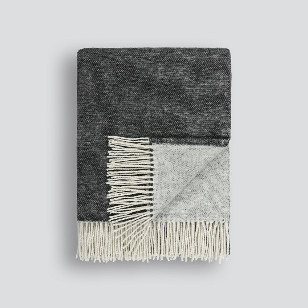 Casa Wool Throw - Antharacite