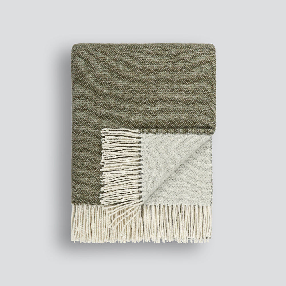 Casa Wool Throw - Kale