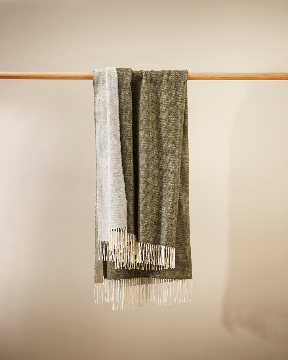 Casa Wool Throw - Kale