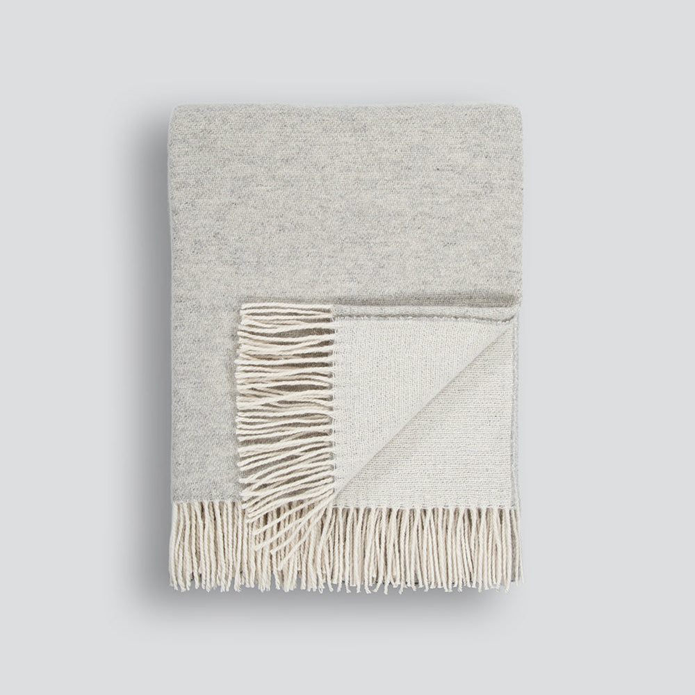 Casa Wool Throw - Silver