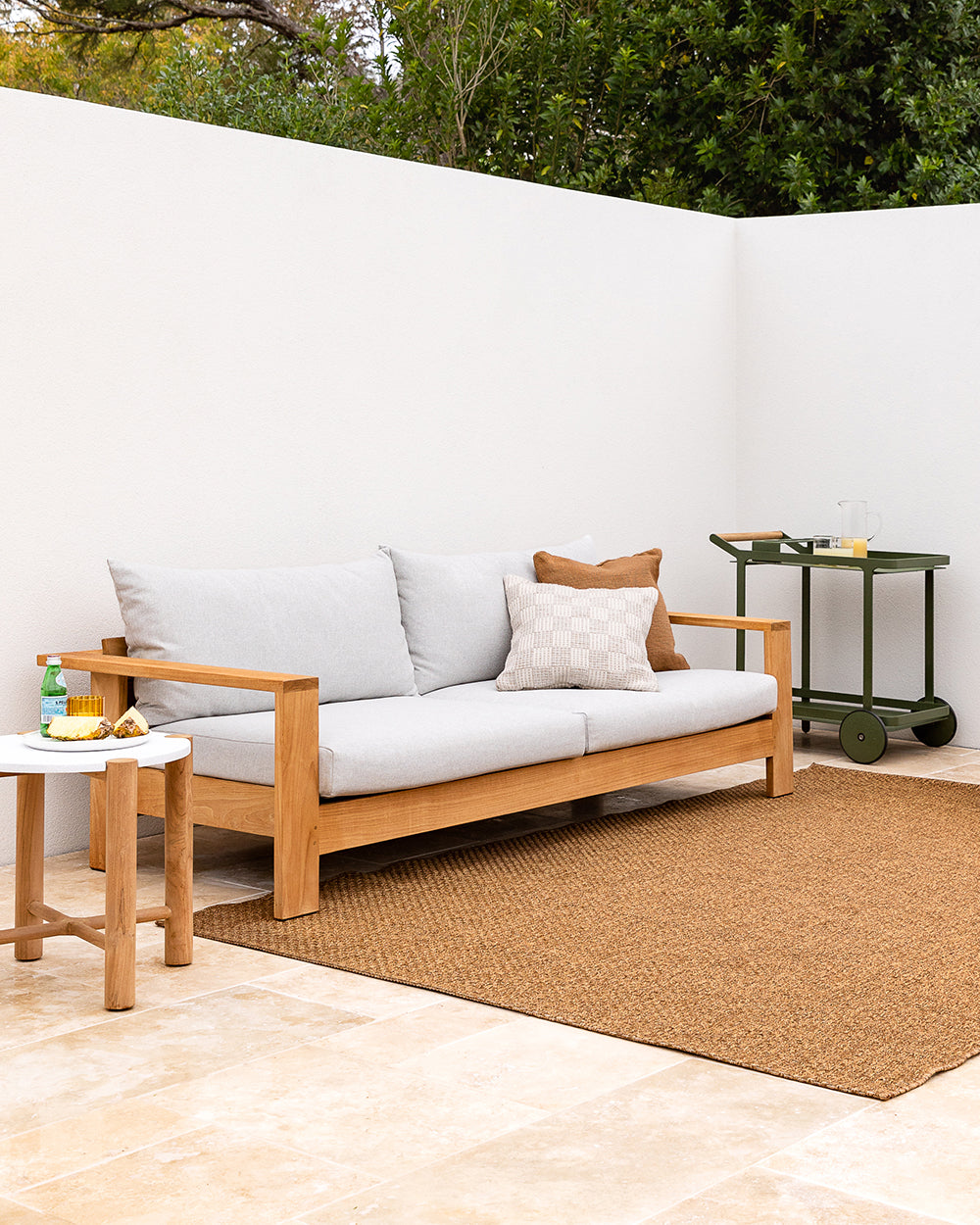 Clipper INDOOR/OUTDOOR Cushion - Cumin