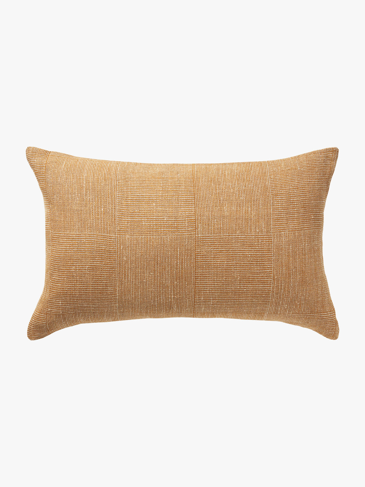 Vida Manuka Linen Rectangle Cushion 65 x 40cm – studio front | Rodwell & Astor