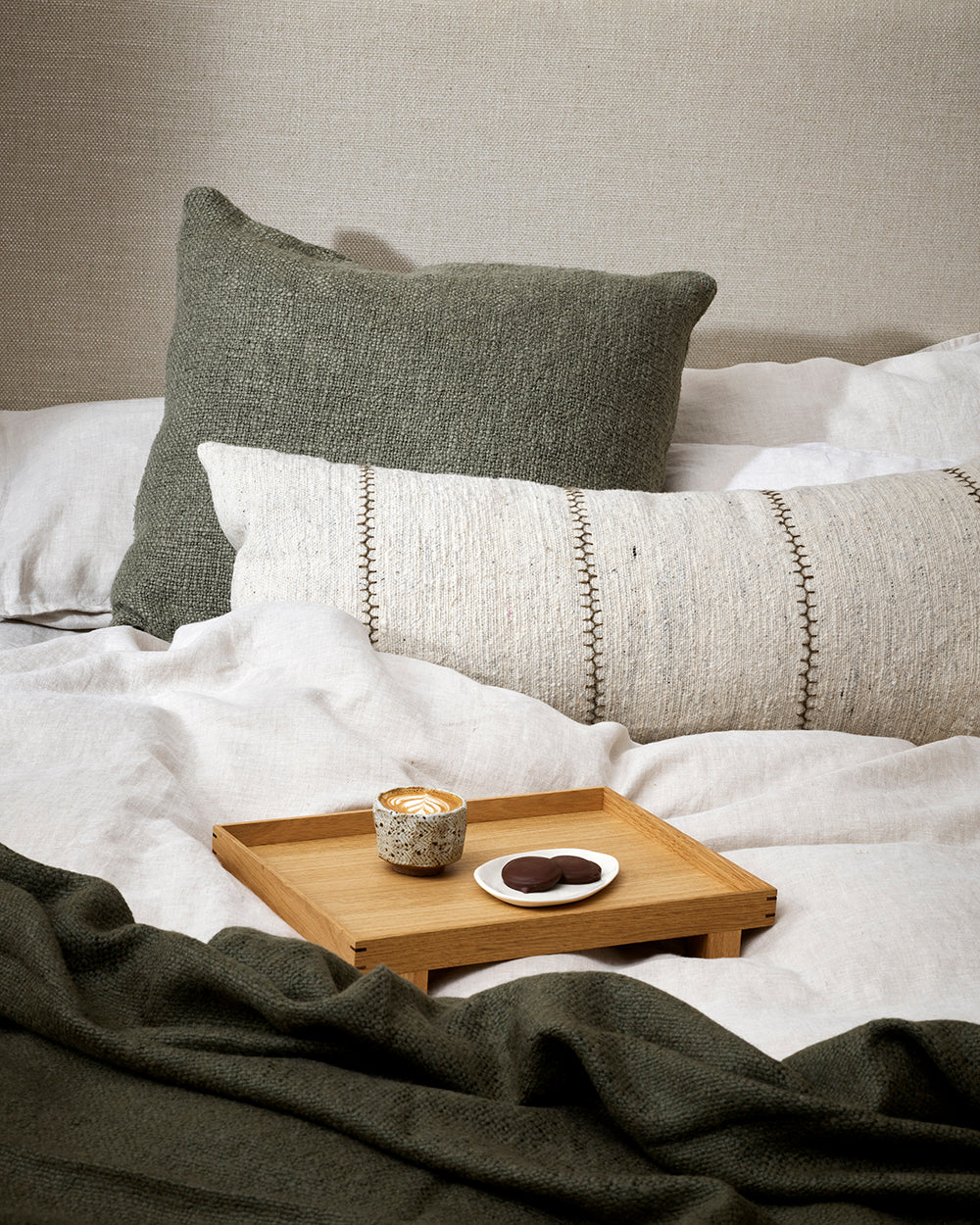 BAYA Cyprian Cushion - Sage 60 x 60cm