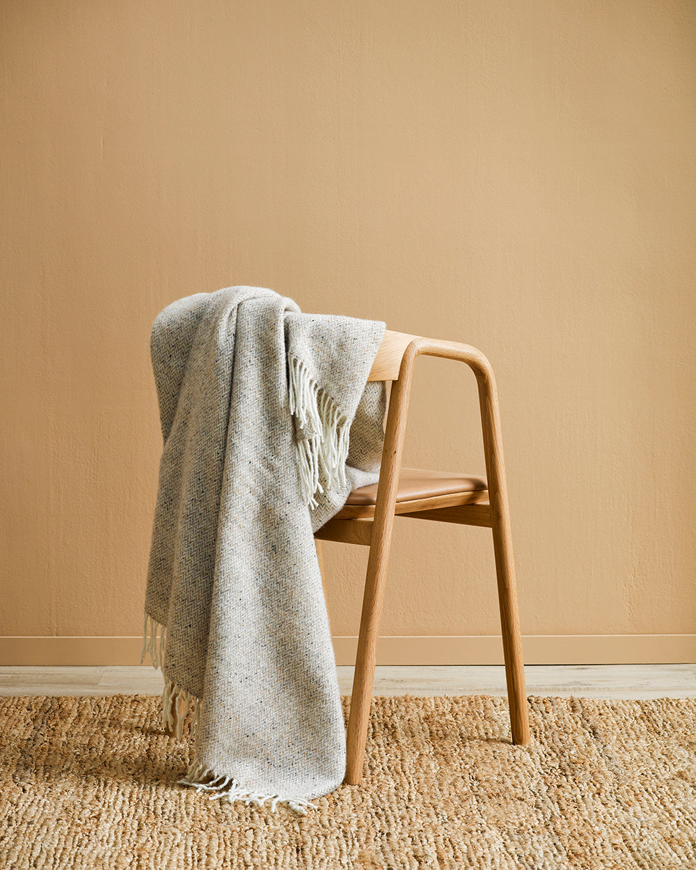 Featherston 100% NZ Wool Throw - Oatmeal