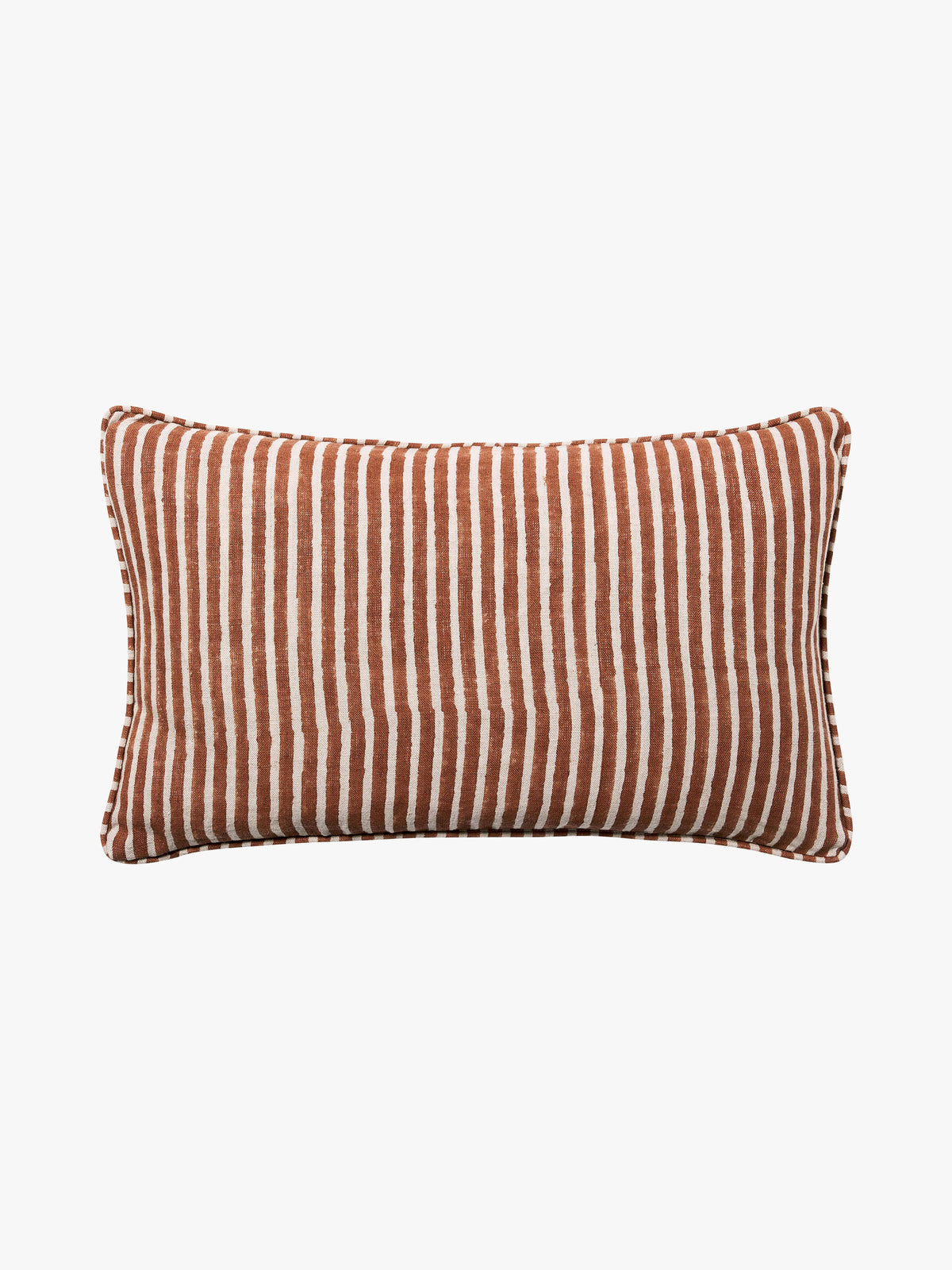 Gia Terracotta Mini Cushion 30 x 50cm – reverse | Rodwell & Astor