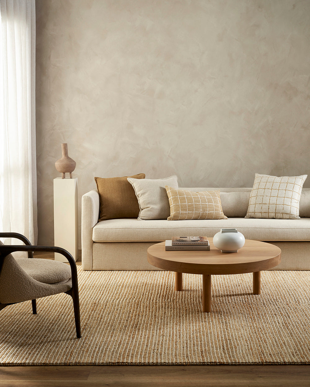 Harrison Cushion - Ochre 55 x 55cm