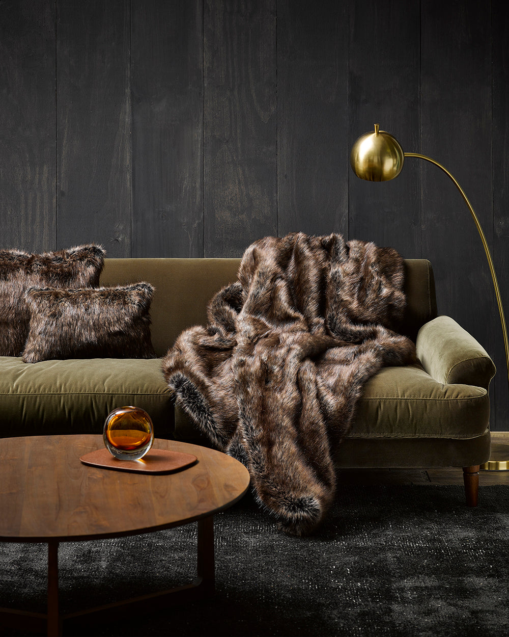 HEIRLOOM Husky Faux Fur Cushion - 45cm
