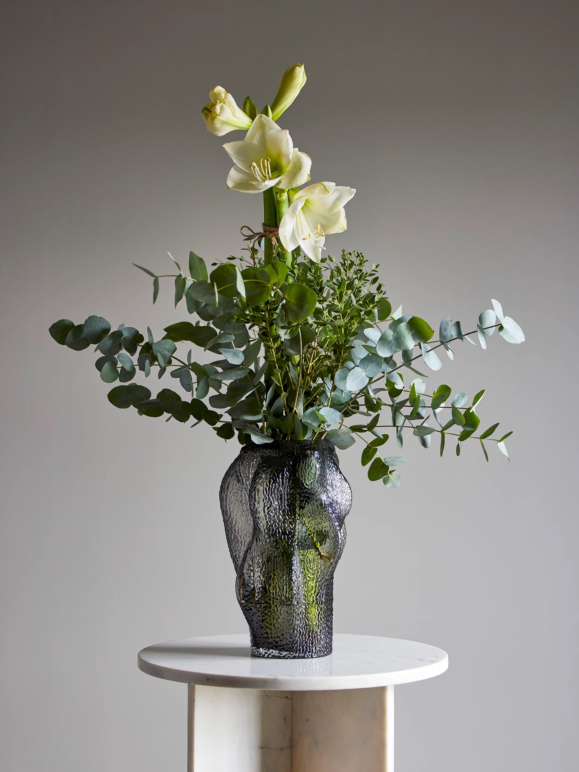 Khalid Vase - Grey Glass Rodwell and Astor Wedding Gifts Brunswick