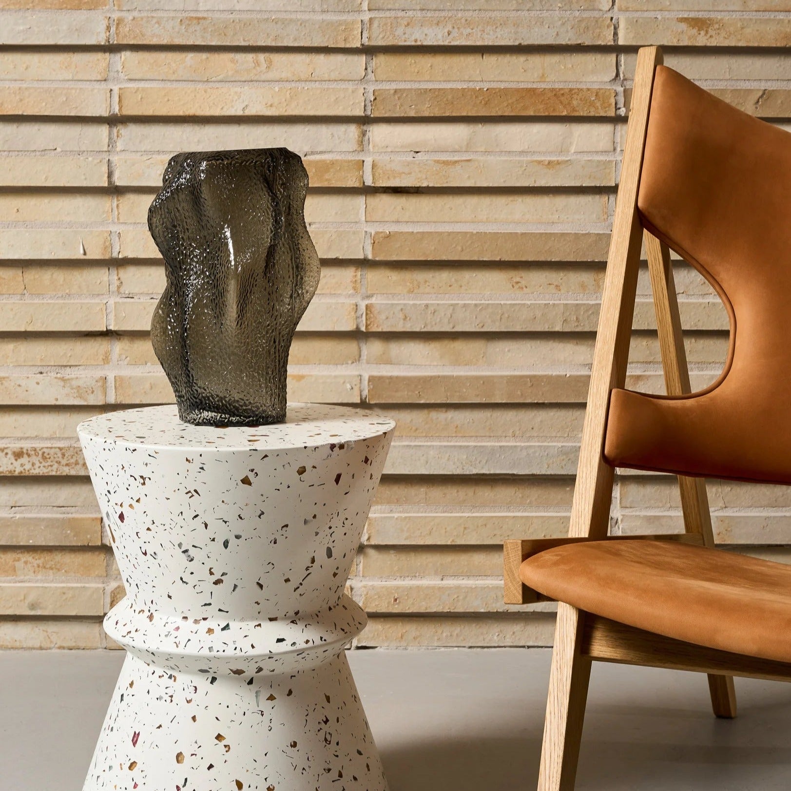 Khalid Vase - Grey Glass Rodwell and Astor Wedding Gifts Brunswick