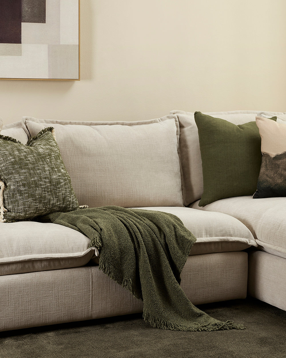 Lily Throw - Olive