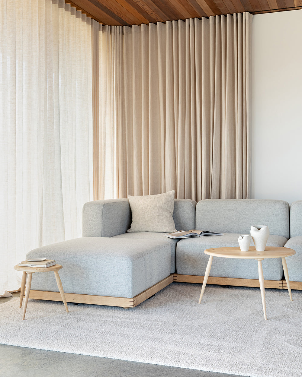 BAYA Maya Tufted Wool Floor Rug - Oatmeal