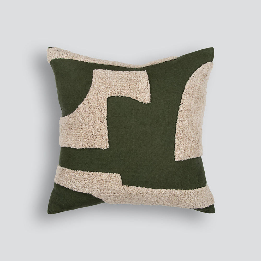 Mezze Cushion in Olive by OLLO at Rodwell and Astor