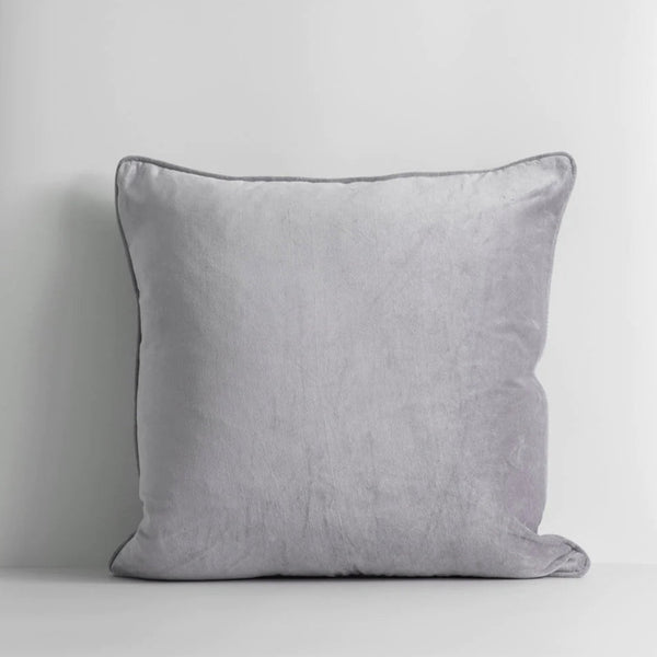 Montpellier Velvet Cushion - Steel Grey