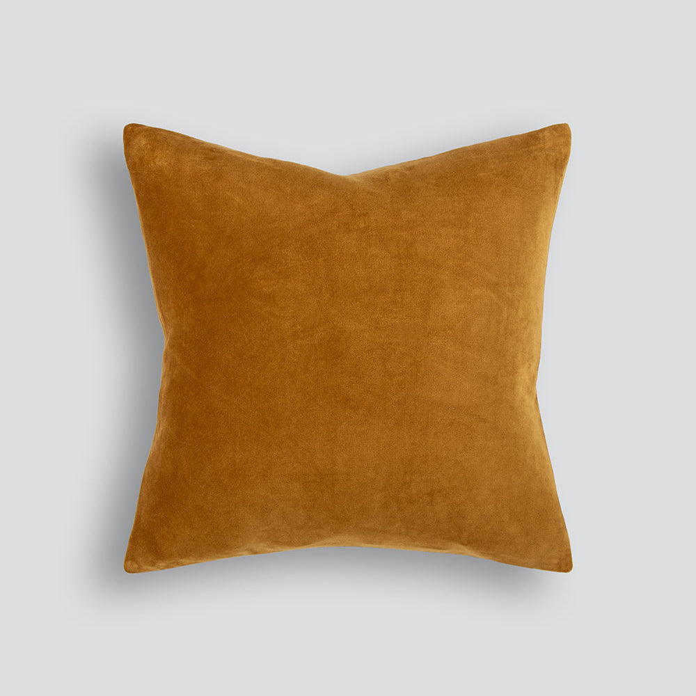 Oralie Velvet Cushion - Toffee 50 x 50cm