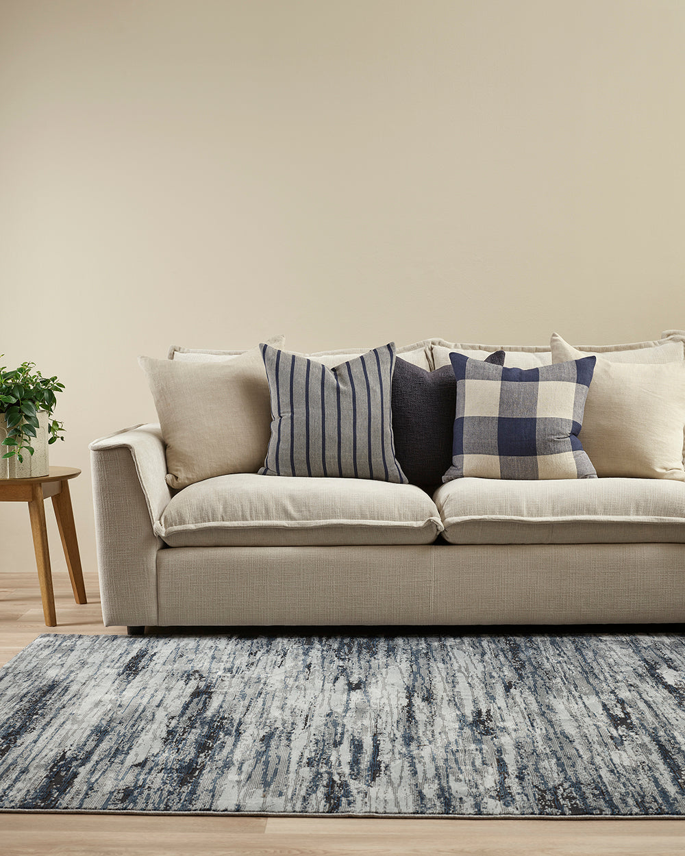 Oscar Cushion - Denim - 50 x 50cm | OLLO
