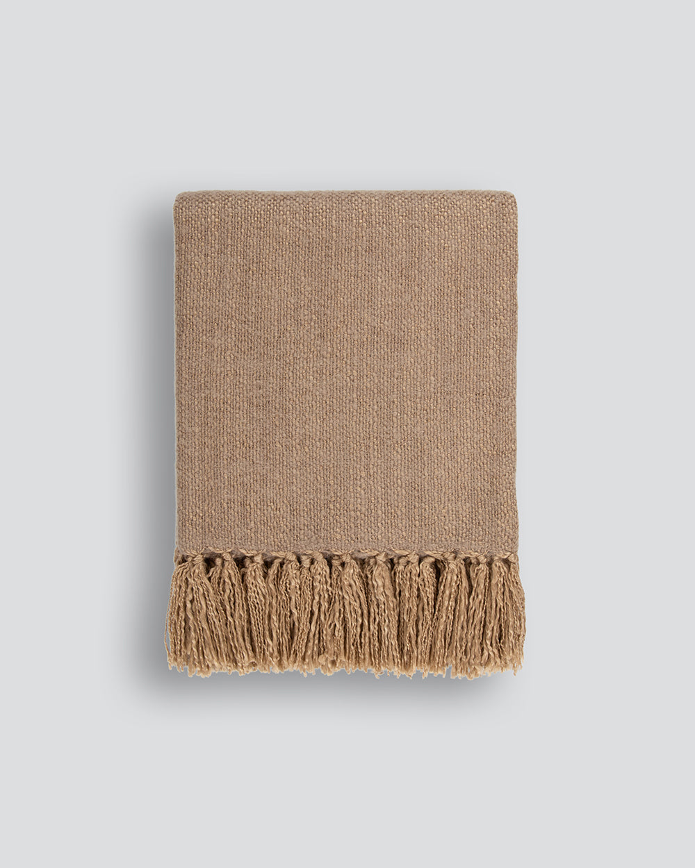 BAYA Richmond Wool Blend Throw - Cumin Rodwell and Astor