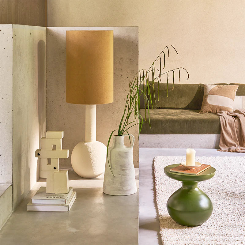 UNC Tummy Side Table - Green Rodwell and Astor