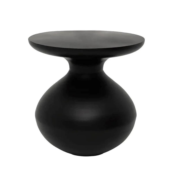 UNC Tummy Side Table - Black Rodwell and Astor