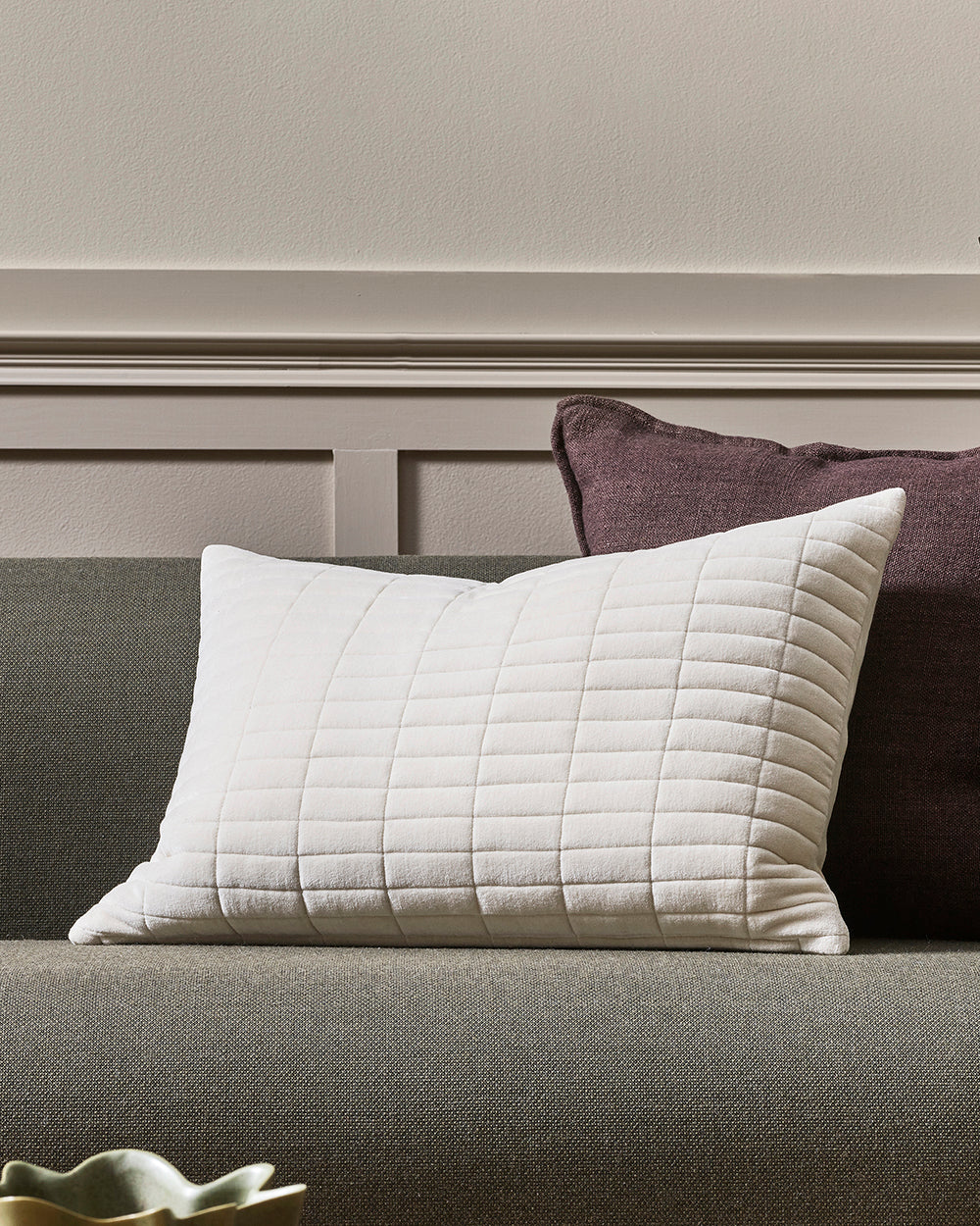 Turner Cushion - Ecru