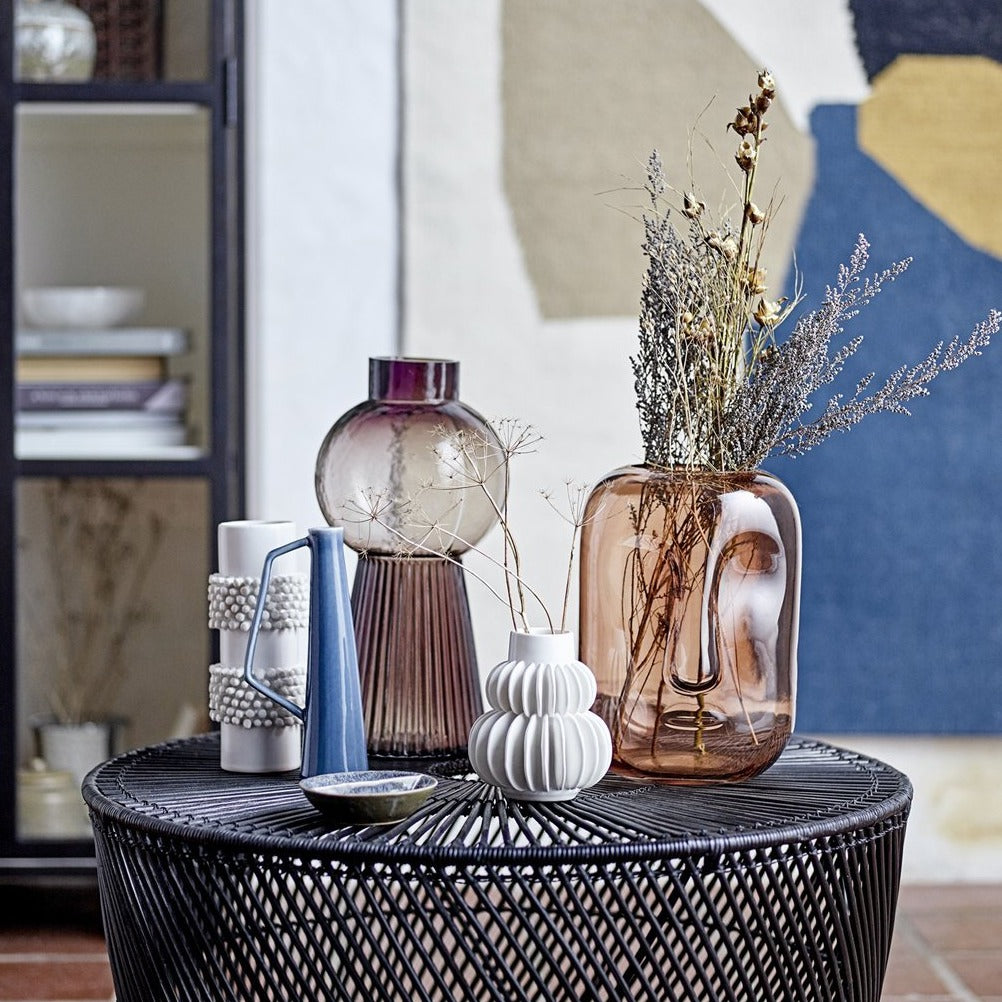 BLOOMINGVILLE White Coral Ceramic Vase