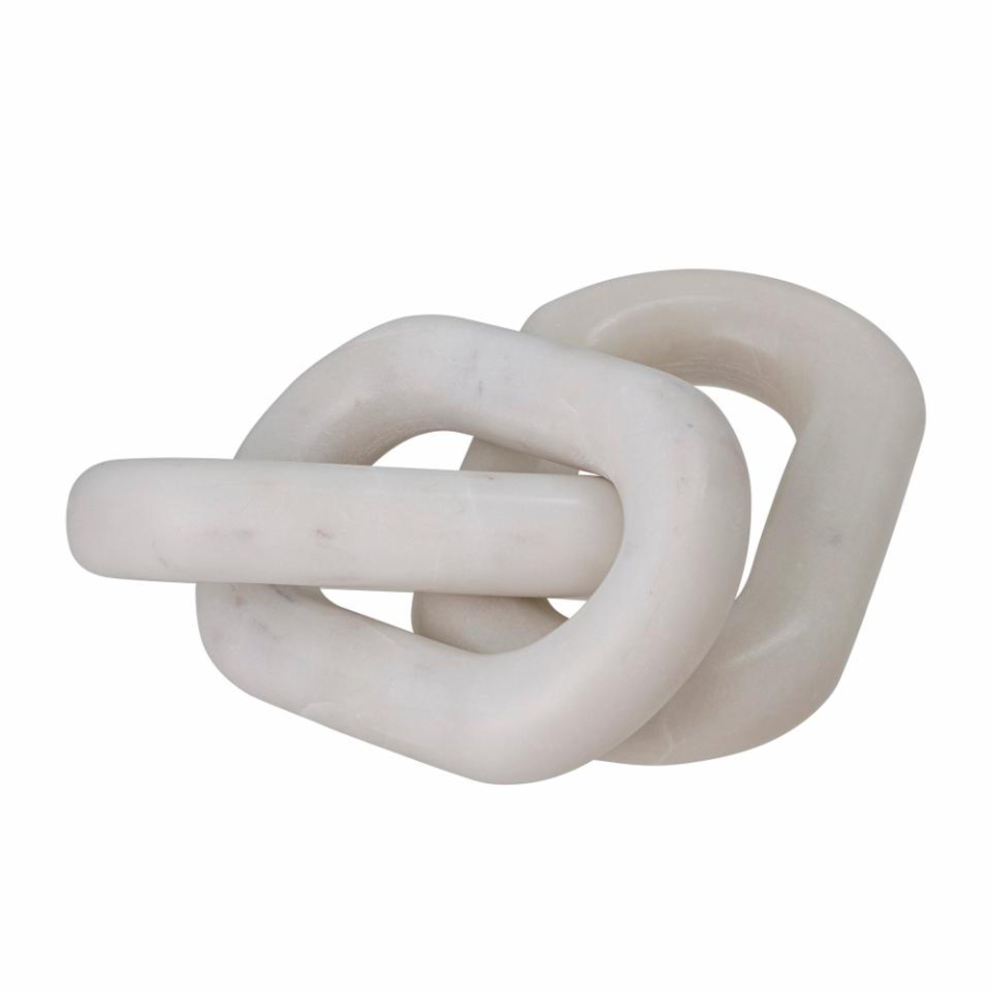 Rodwell and Astor - ADEE White Marble Chain Sculpture
