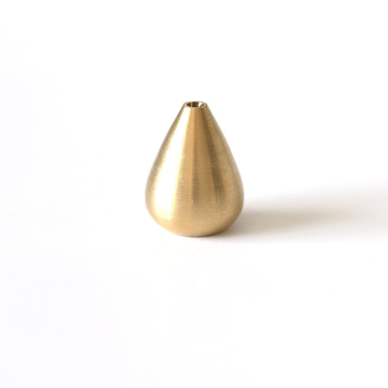 Brass Incense Holder - Teardrop - Medium