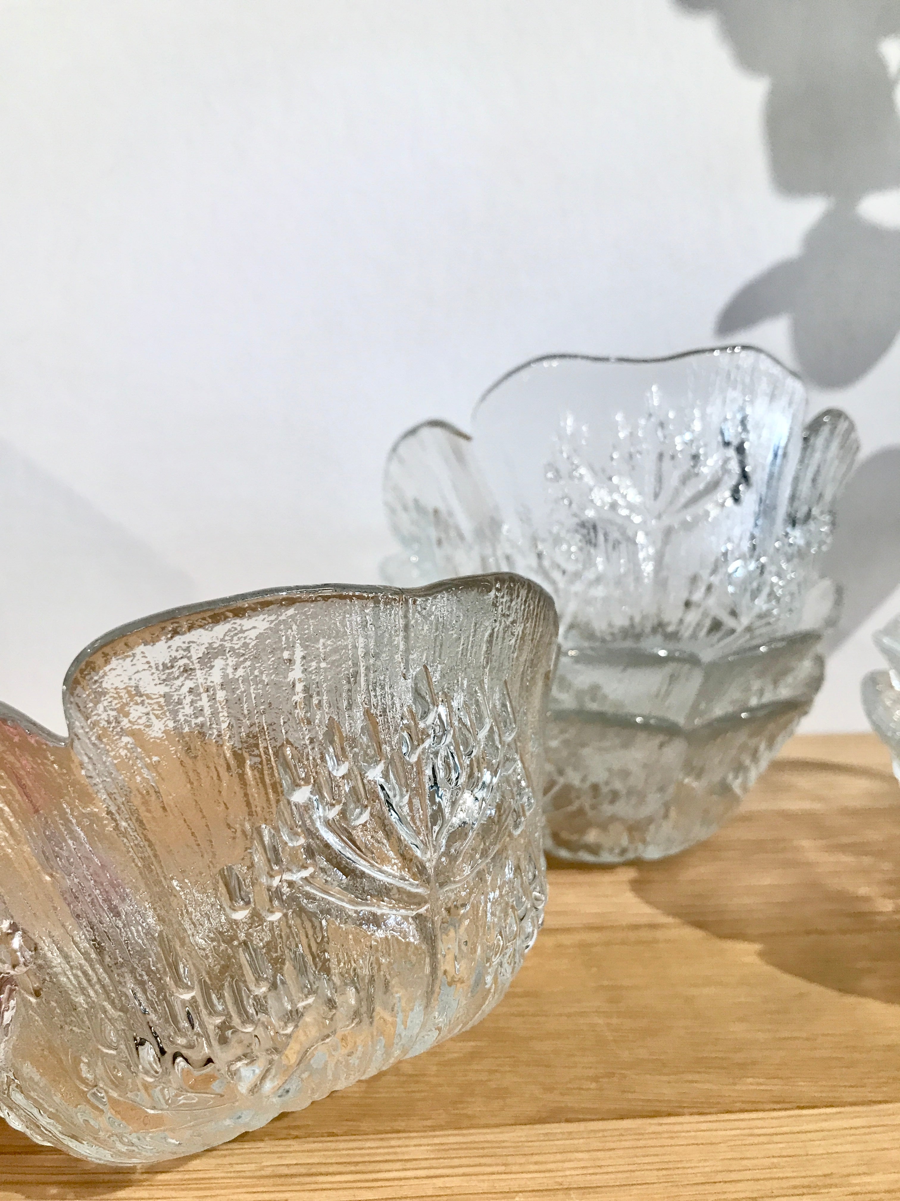 Vintage 'Koiranputki' Cow Parsley Glass Bowl