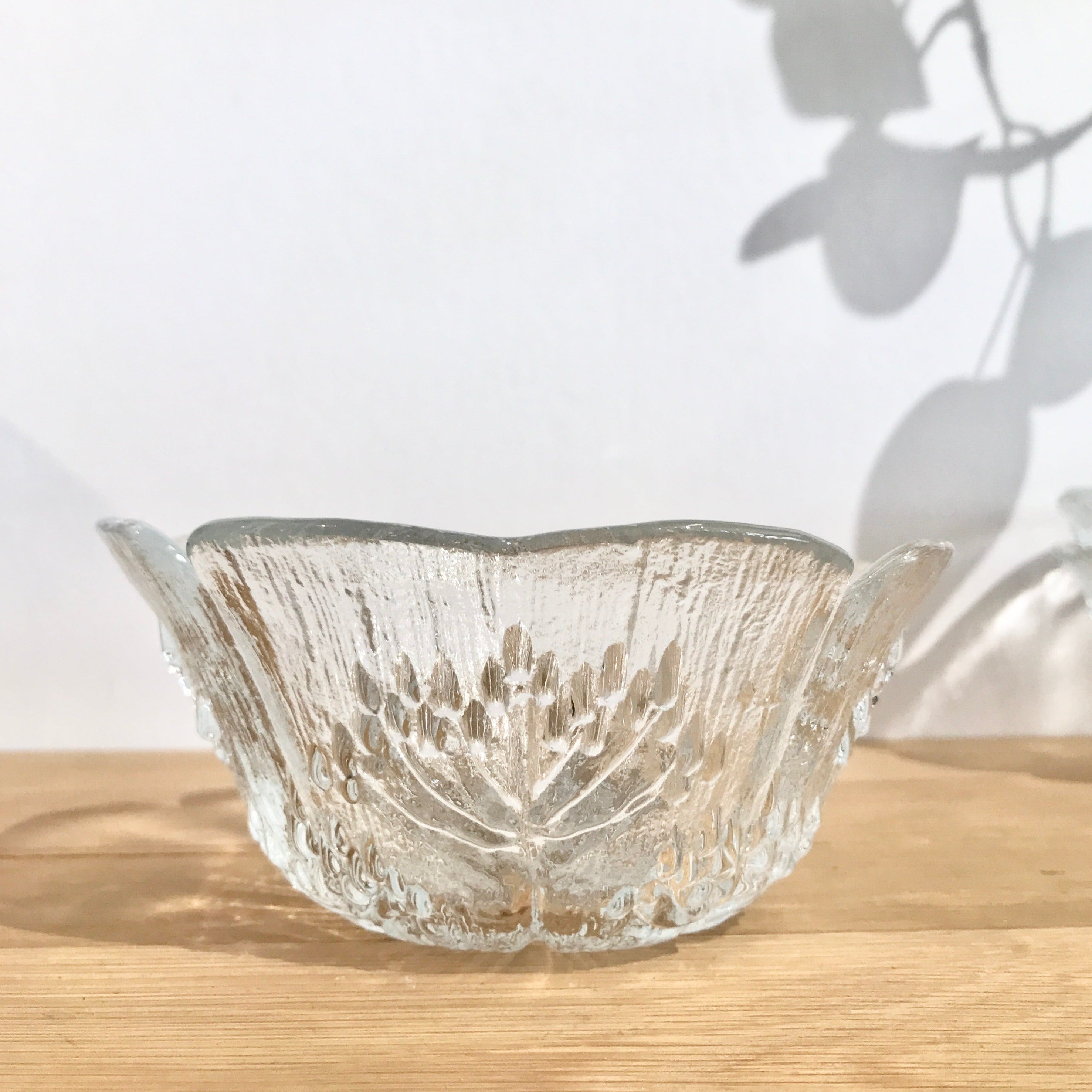 Vintage 'Koiranputki' Cow Parsley Glass Bowl