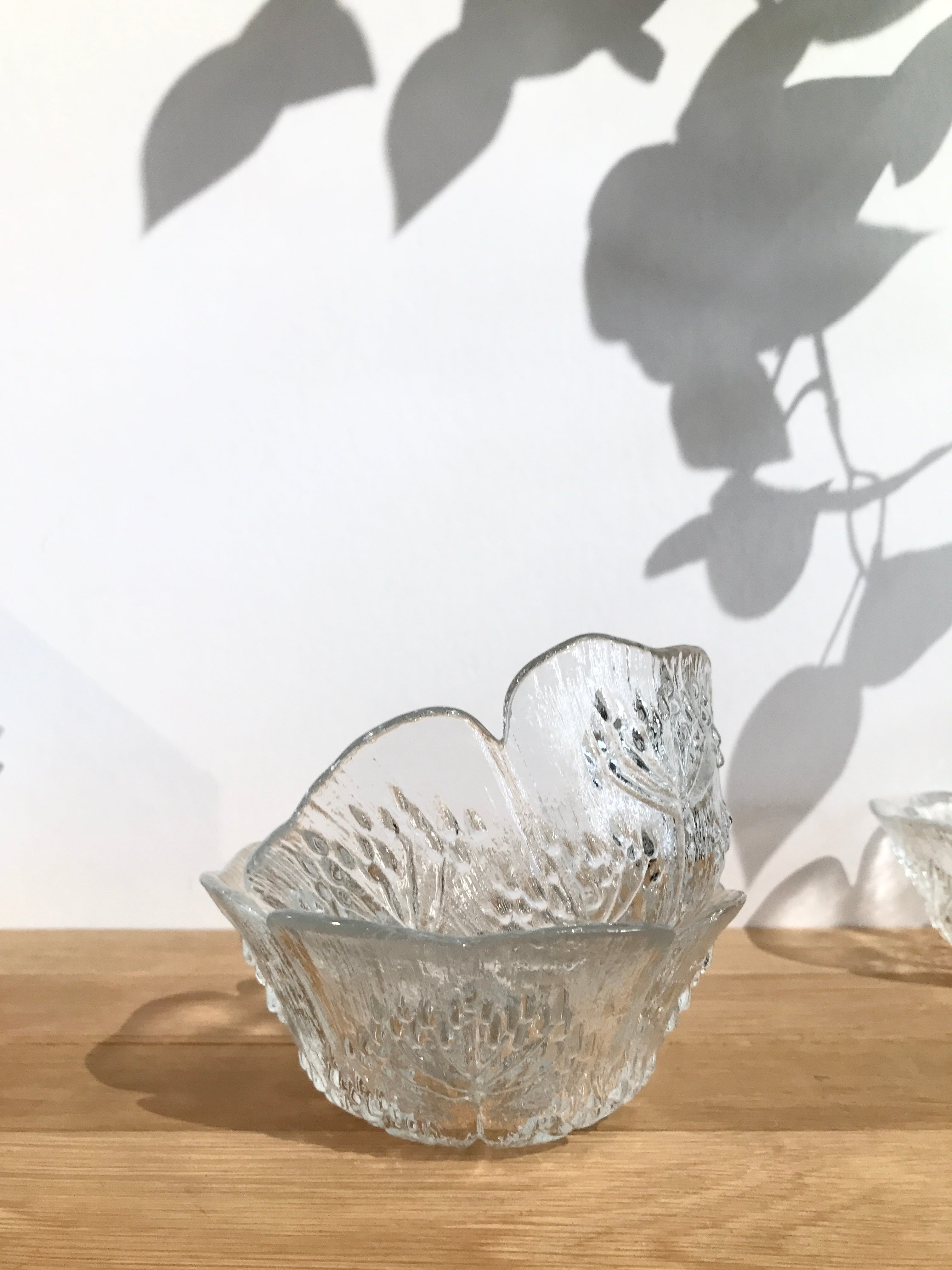 Vintage 'Koiranputki' Cow Parsley Glass Bowl