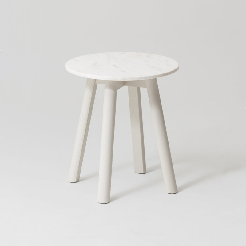 Rodwell and Astor - MIDDLE OF NOWHERE Enkel Marble Side Table - Mist
