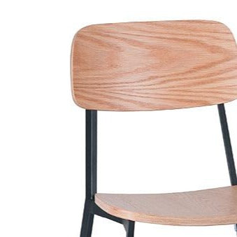Grammar Dining Chair - Oak and Black