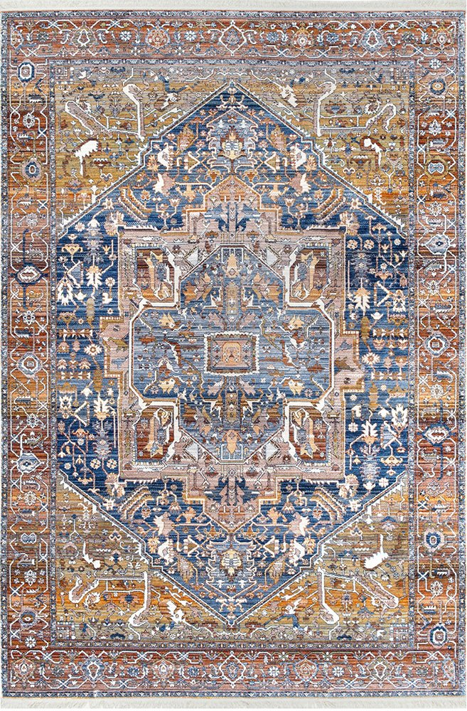 Rodwell and Astor - Tabriz Transitional Persian Rug - Rust