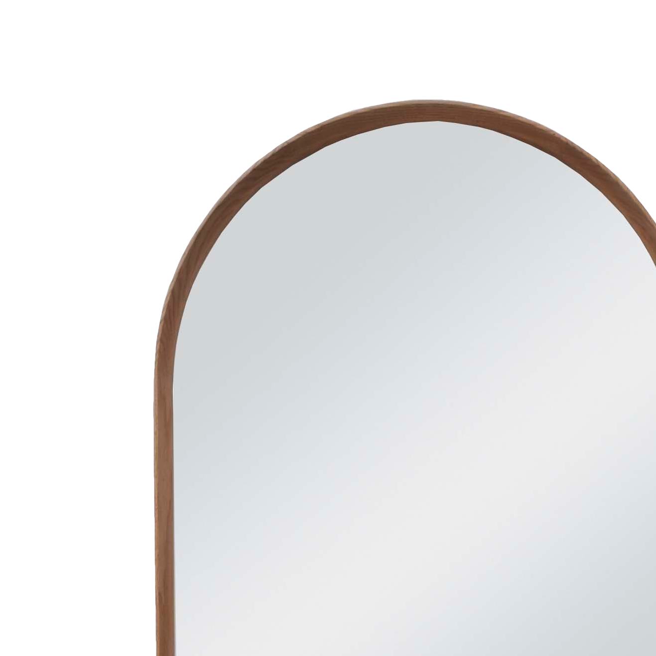 Ingrid Arched Oak Floor Mirror