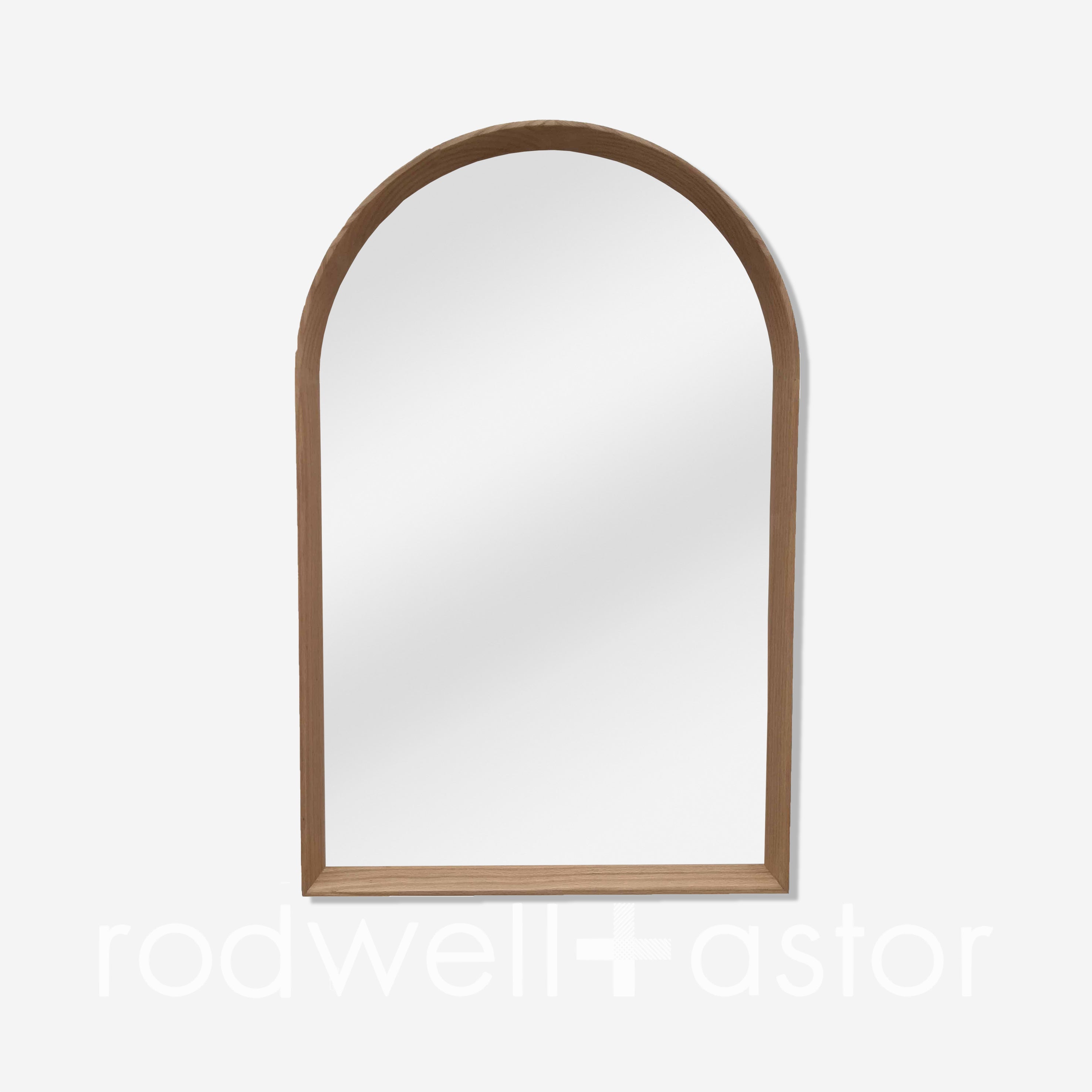 Ingrid Arched Oak Mirror 55 x 85cm