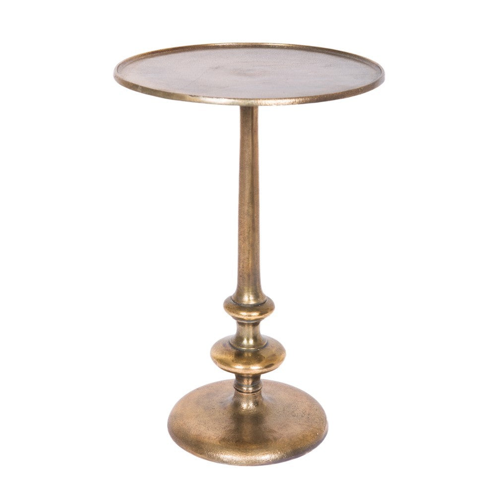 Juliette Gold Pedestal Table