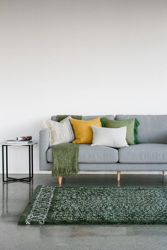 OLLO Nomad Kapali Rug - Jungle Green/Fawn - 160 x 230cm Synthetic Rug Rodwell and Astor Brunswick