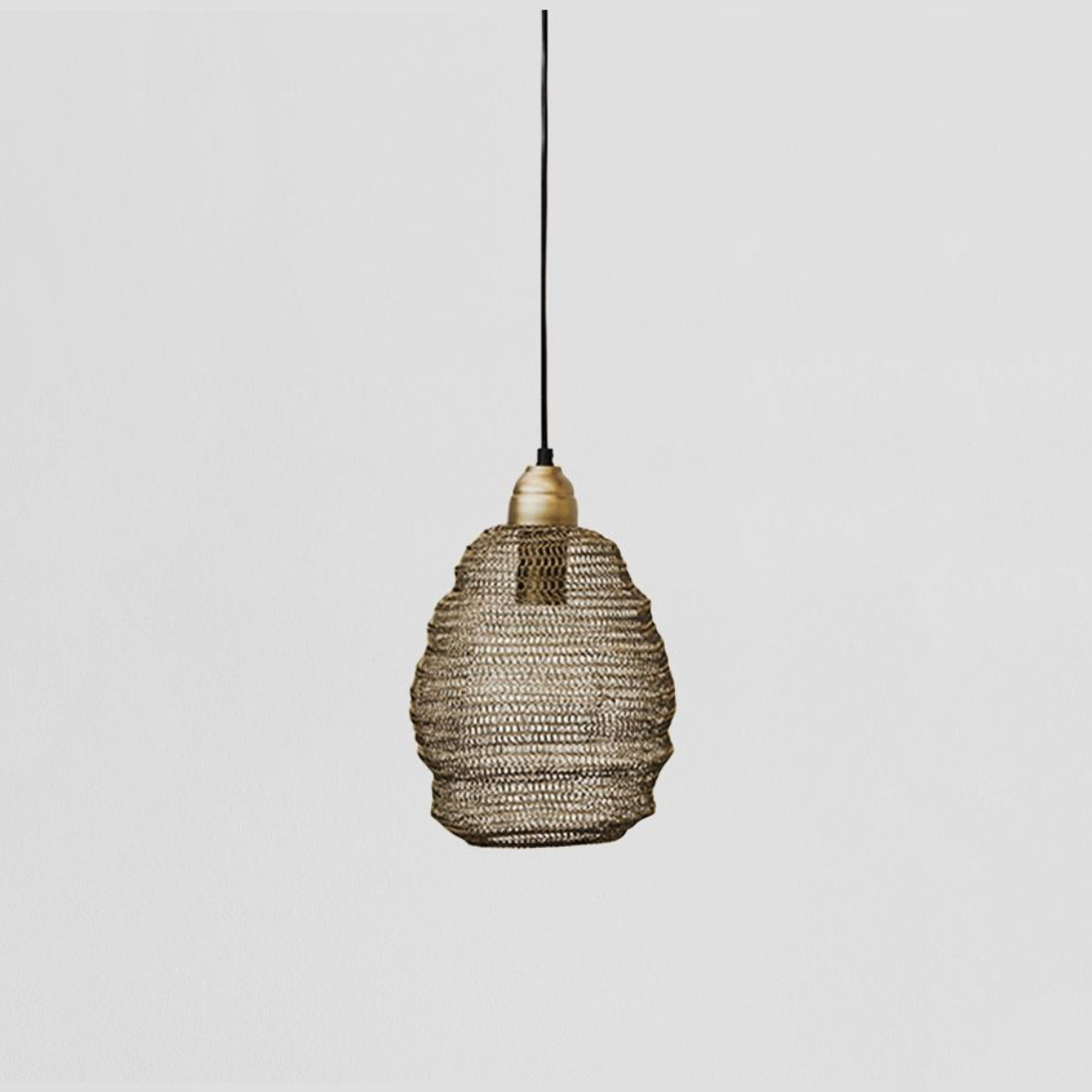 Wire Crochet Pendant Light - Mini Ball - Gold – Rodwell and Astor