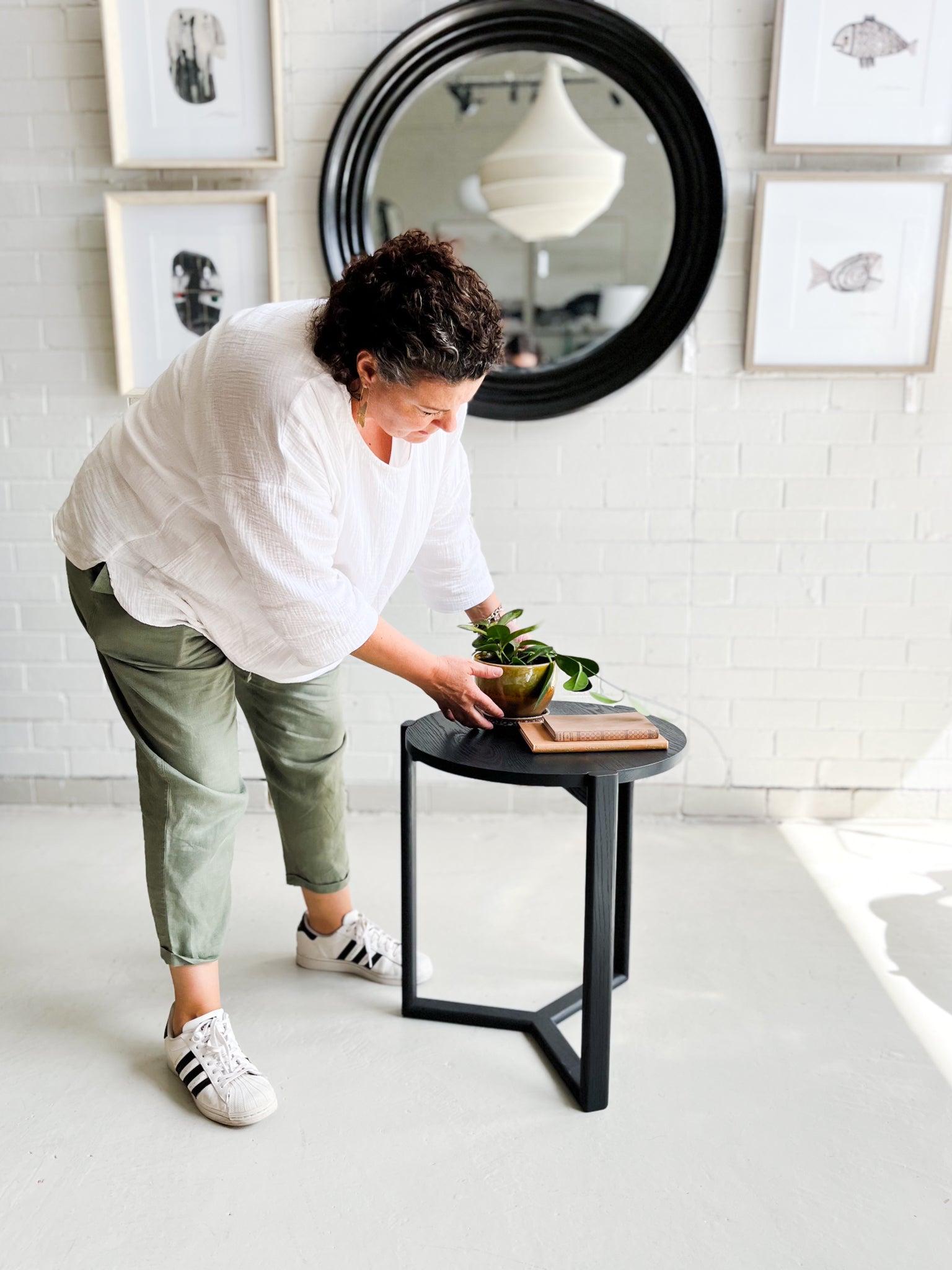DUNCAN RODWELL Leonard Cross Table Table - American Oak Australian Made Furniture Rodwell and Astor Brunswick