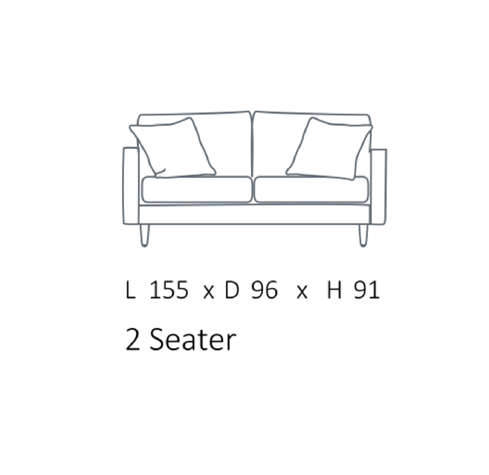 MOLMIC Ally Sofa - 2 Seater