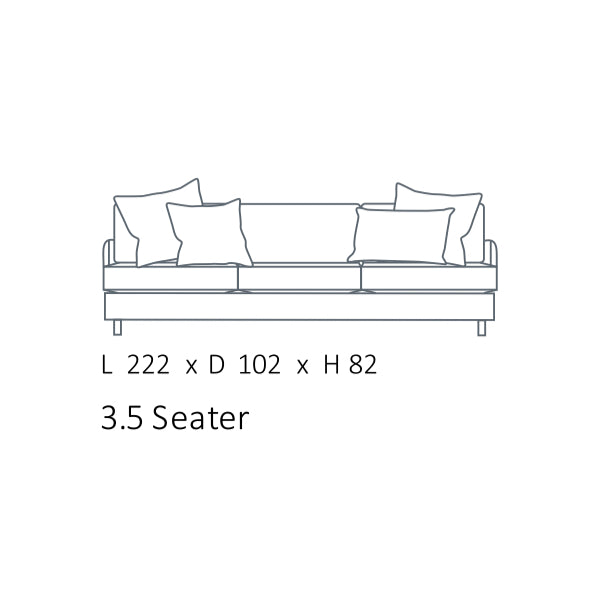 MOLMIC Rydell Sofa - Mingle Mangle Rodwell and Astor Modern Eclectic Style Brunswick