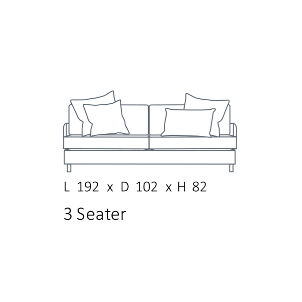 MOLMIC Rydell Sofa - Mingle Mangle Rodwell and Astor Modern Eclectic Style Brunswick