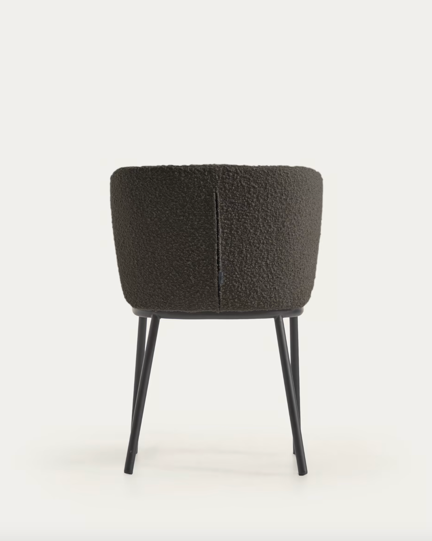 Murray Chair - Black Shearling Boucle + Black Metal Rodwell and Astor Modern Eclectic Style Brunswick