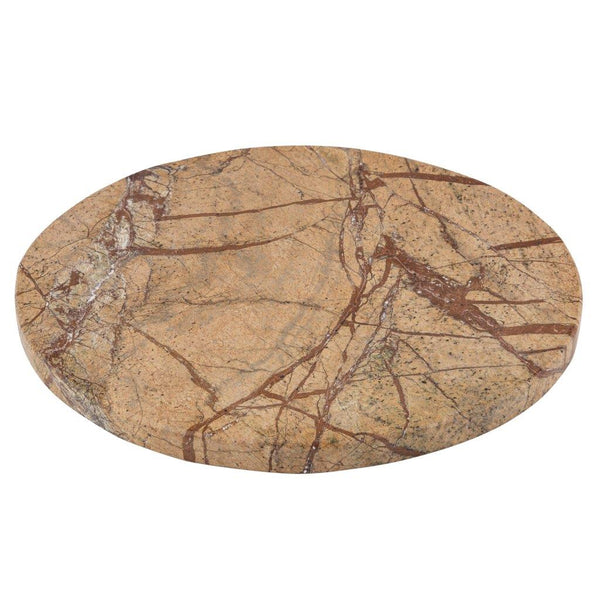 Earthen Round Marble Serving Board